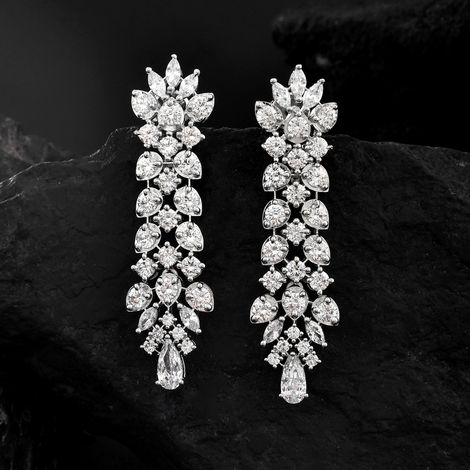 Voylla Starlight Stella Long Statement Earrings