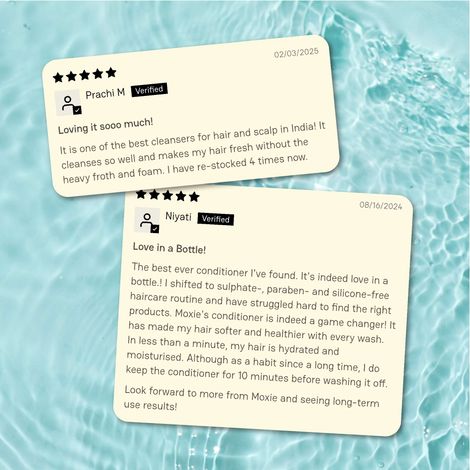 Moxie Beauty Shampoo & Conditioner Combo Gentle Cleansing Shampoo Ultra Hydrating Conditioner