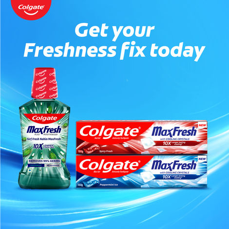 Colgate Max Fresh Plax Mouthwash - Fresh Mint