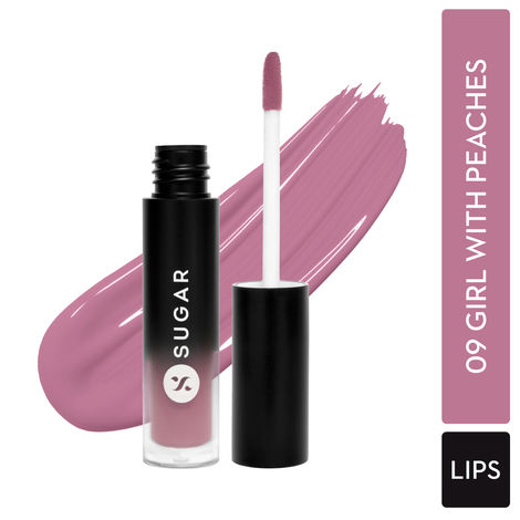 SUGAR Cosmetics Mousse Muse Lip Cream - 09 Girl With Peaches