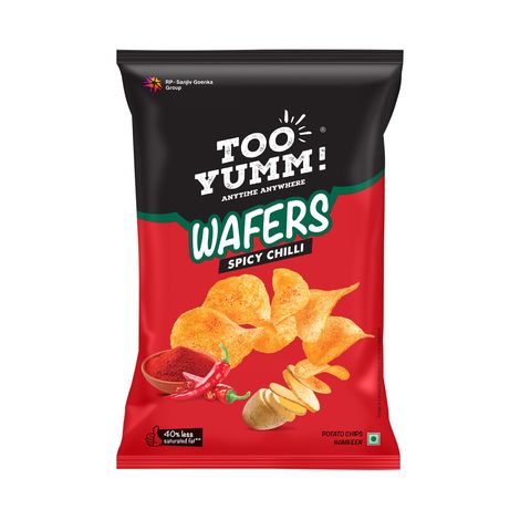 Too Yumm! Spicy Chilli Wafers Tasty & Chilli | Indian Flavours | Healthy Chips And Snacks