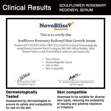 Soulflower Rosemary Redensyl Hair Growth Serum