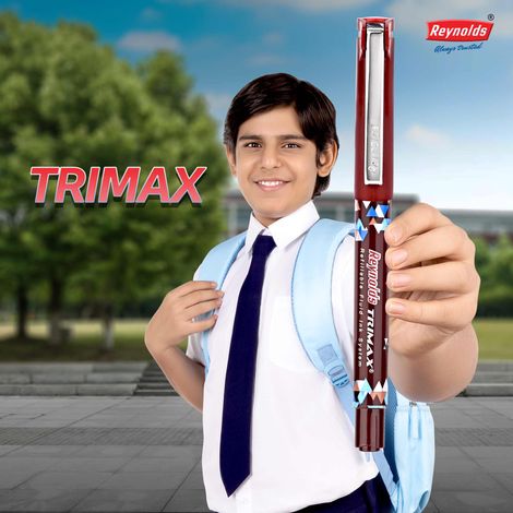 Reynolds Trimax Roller Ball Pen Set | 1 Red Pen