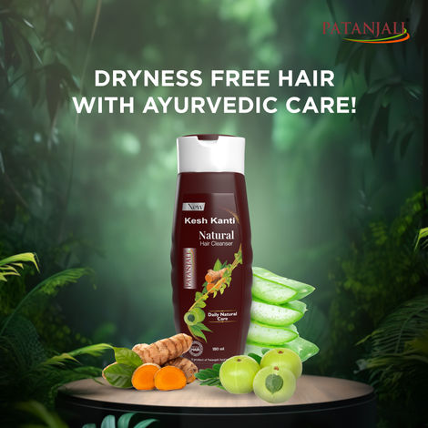Patanjali Kesh Kanti Natural Hair Cleanser Shampoo Scalp Cleansers for Soft and Thick Hair