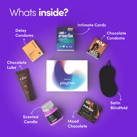 Bold Care Playbox Giftset for Couples - Designed for Ultimate Pleasure & Excitement