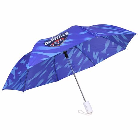 Eume Delhi Capitals Blue 23 Inch 1 Fold Straight Umbrella