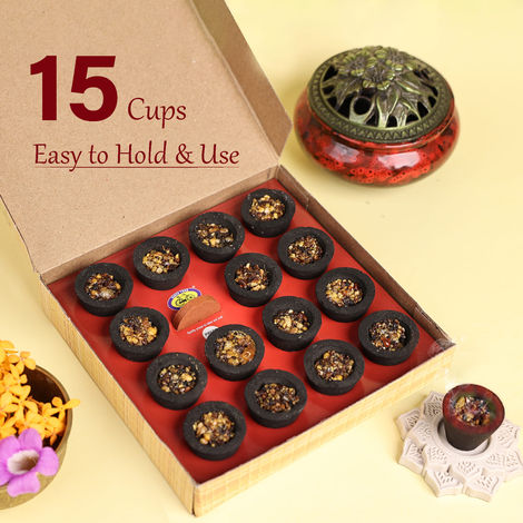 Naivedya Cup Sambrani - 15 Cups | Cycle