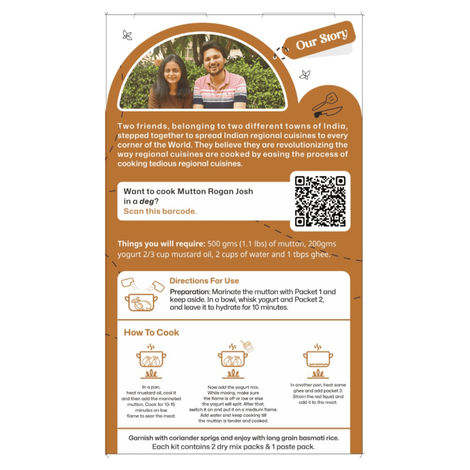 Hidden Chefs Mutton Rogan Josh Recipe Kit