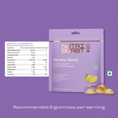 Nurtiburst Serene Sleep Gummies With Melatonin