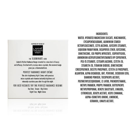 Lakme Absolute Perfect Radiance Skin Brightening Night Creme