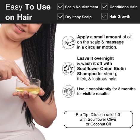 Soulflower Coldpressed Castor Oil For Hair & Skin