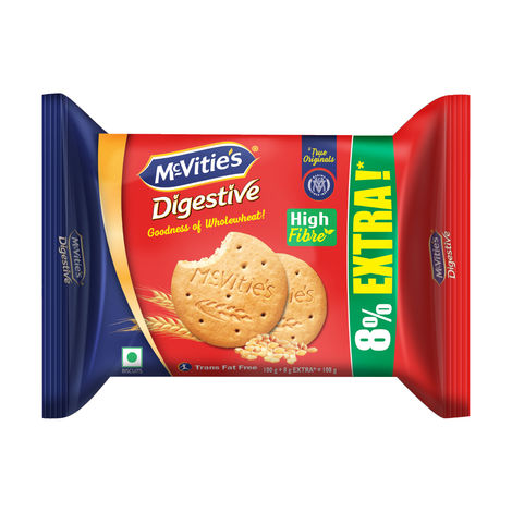 Mcvitie's Digestive High Fibre Biscuits With Goodness Of Wholewheat,Super Saver Family Pack