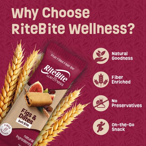 Rite Bite Fig & Date Fruitfill Fiber Energy Bar