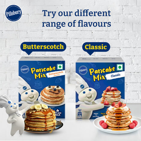 Pillsbury Chocolate Flavour Pancake Mix 2-Minute Pancake Mix For Kids
