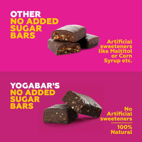 Yoga Bar 20g Protein Bar, Dark Chocolate, No Added Sugar, Multigrain Energy Bar, High Protein Bar