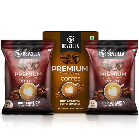 Bevzilla Premium Classic Strong Coffee powder Sachets