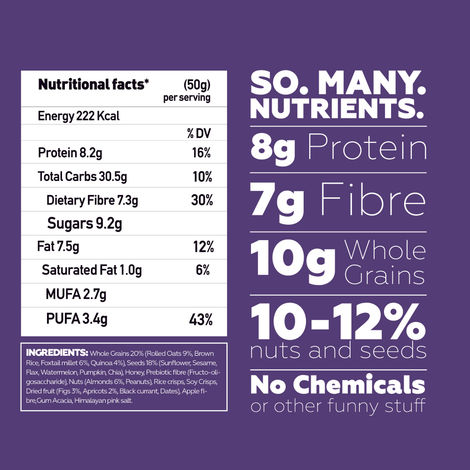 Yoga Bar Breakfast Protein Bar Apricot Fig, Fibre & Protein Rich Granola Bar