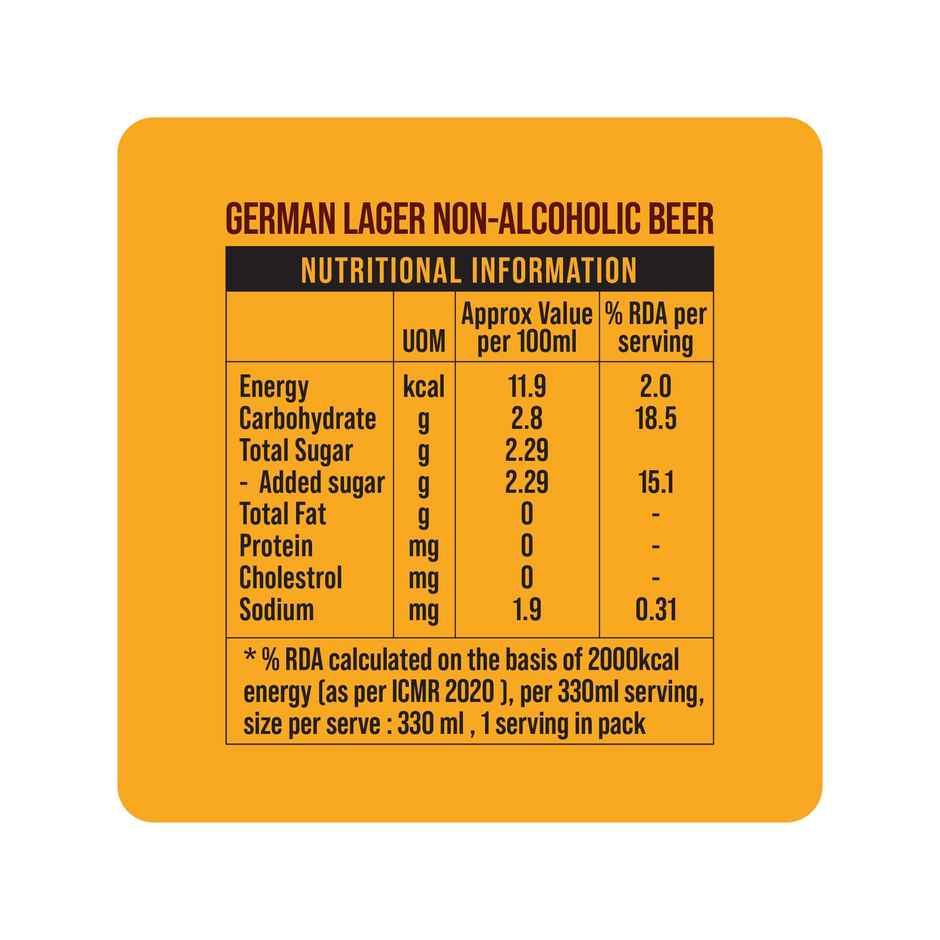 3 Sisters German Lager Non Alcoholic Beer