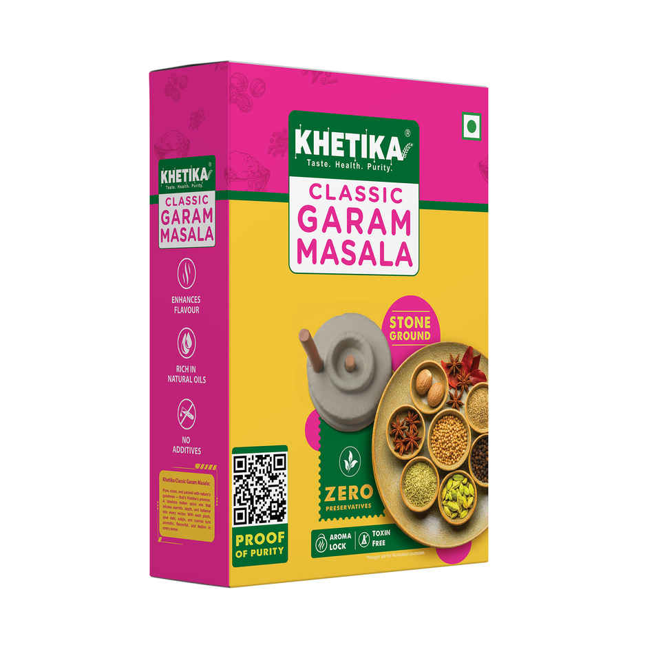Khetika Classic Garam Masala | Stone Ground | Zero Preservatives & Rich Aroma