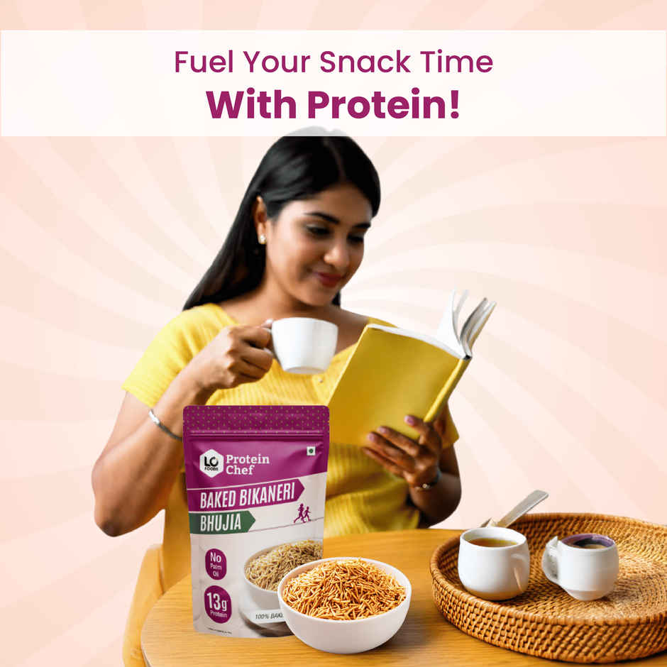 Protein Chef Baked Bikaneri Bhujia Sev Guilt Free Healthy Snacks Baked Glutenfree Diet Namkeen Bhujiya