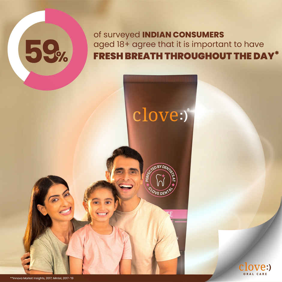 Clove Oral Care Ultimate Toothpaste | Active Freshness | Cavity Prevention | Teeth Whitening