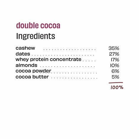 The Whole Truth Double Cocoa Protein Bar