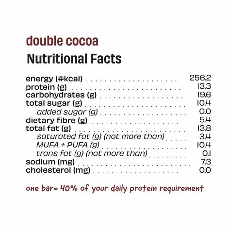 The Whole Truth Double Cocoa Protein Bar
