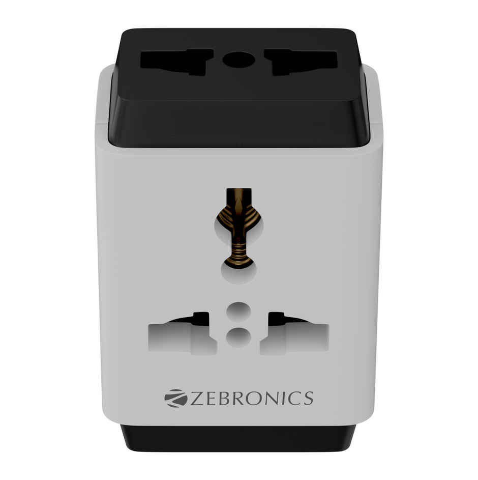 Zebronics Power Plug 31 Power Extension Socket,1440 Watts, 6 Amps, 3x High Quality Universal Socket