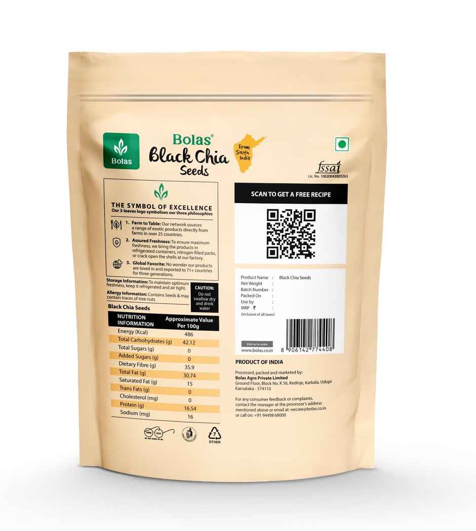 Bolas Black Chia Seeds