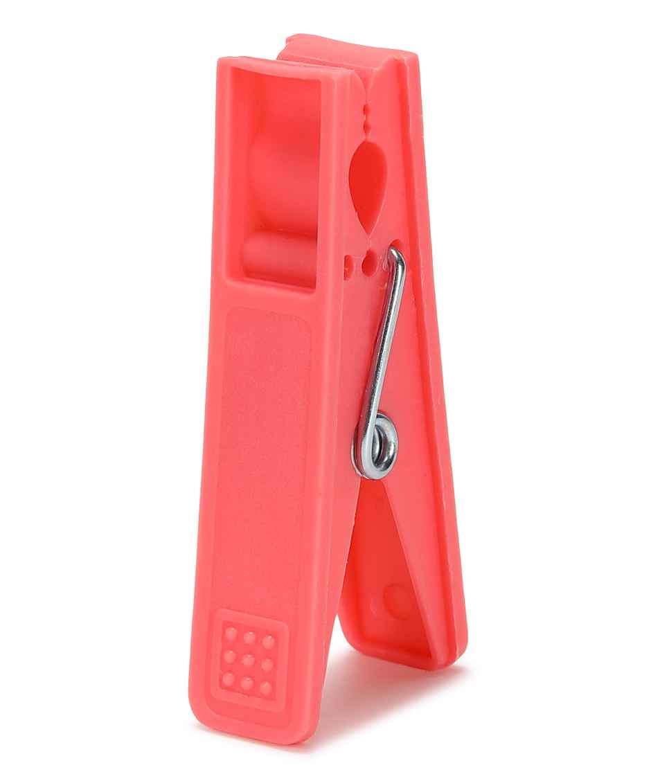 Jalore Plastic Cloth Clips | Pink | Pack Of 12