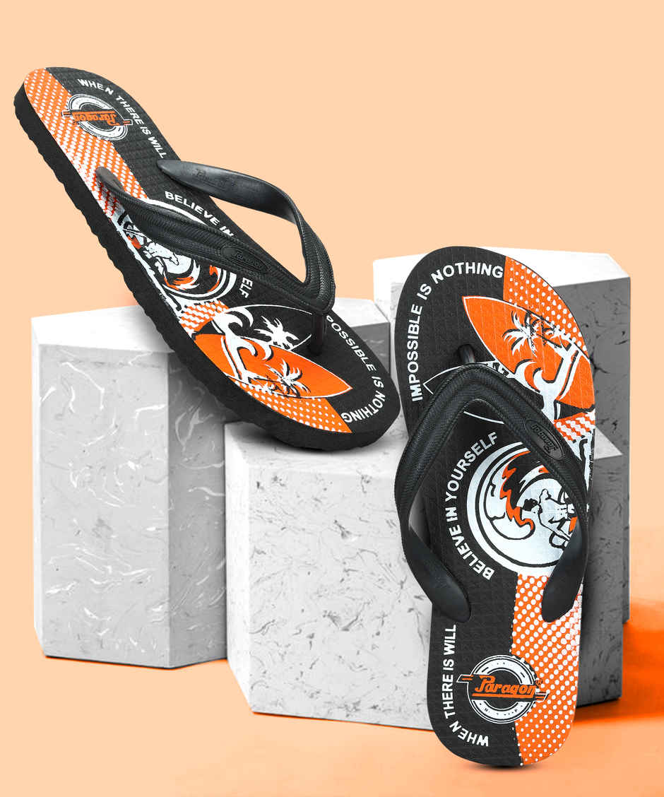 Paragon Men's Orange Hwk Slippers HWK3720G UK 9