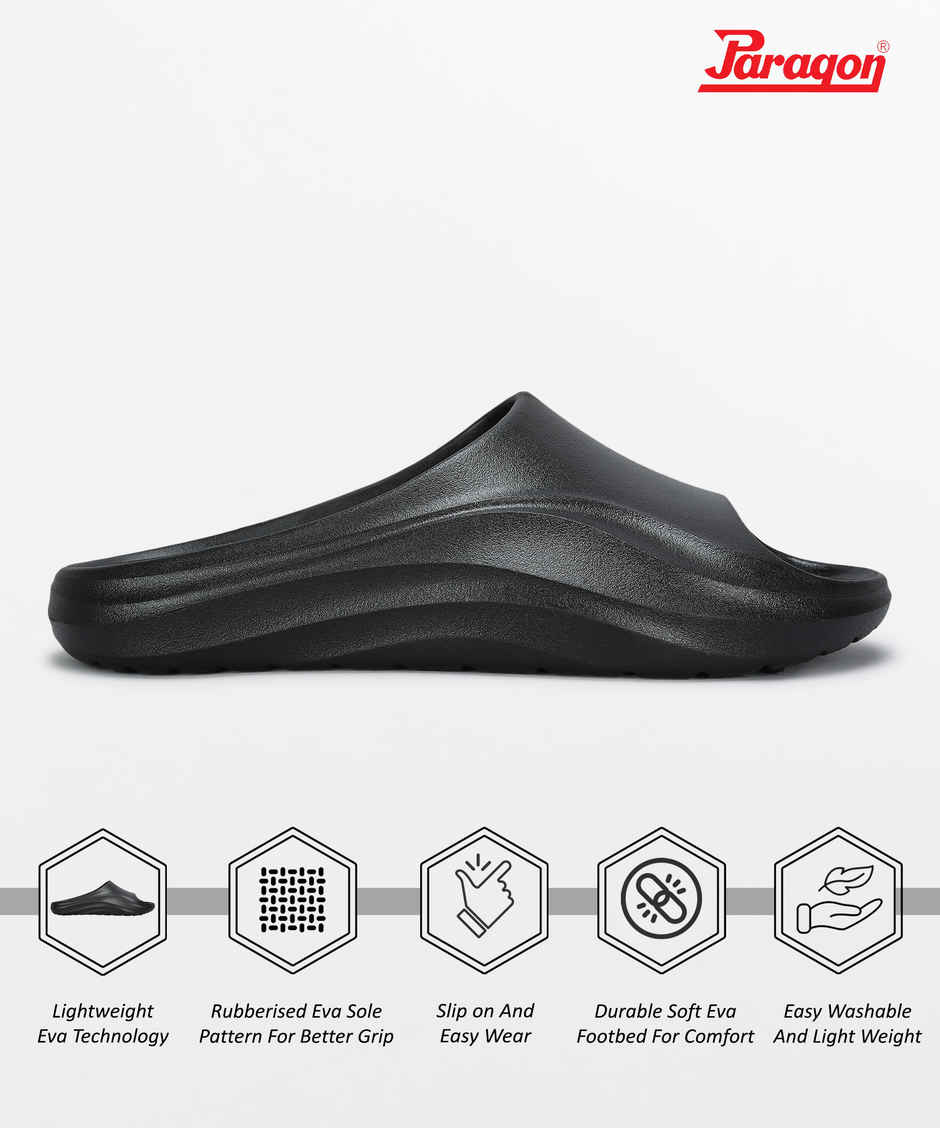 Paragon Men's Black Eva Slippers EVK10926G UK 6