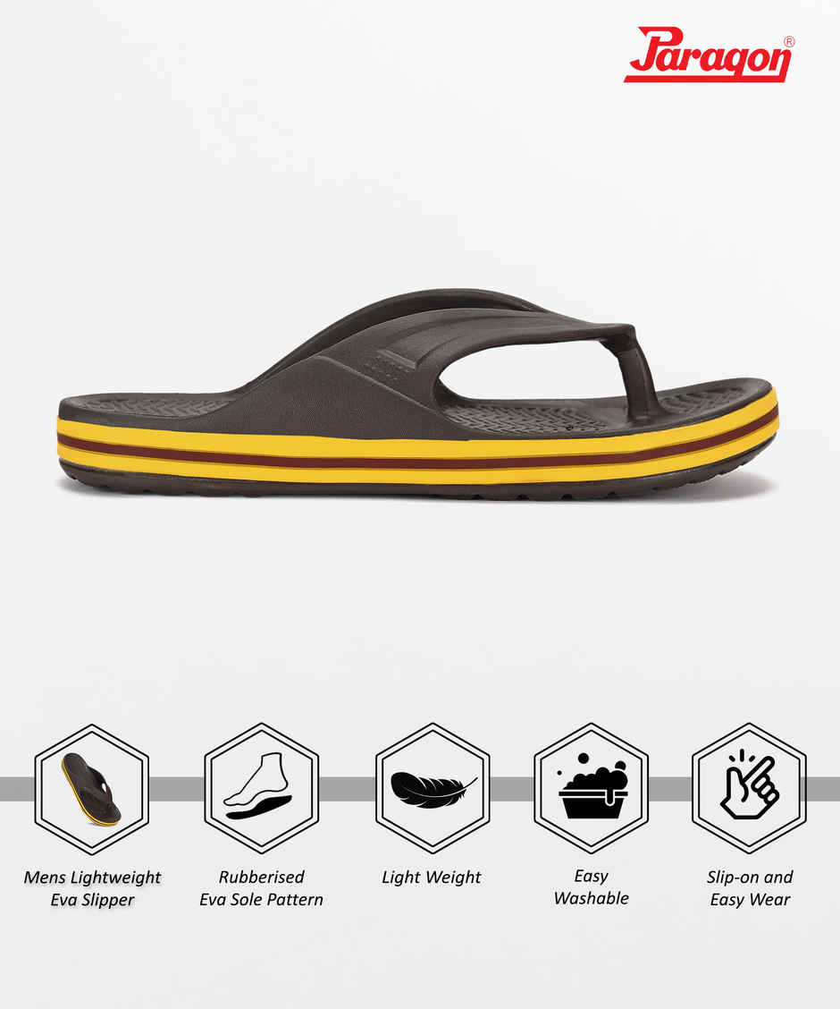 Paragon Men's Brown Eva Slippers EVK3414G UK 9