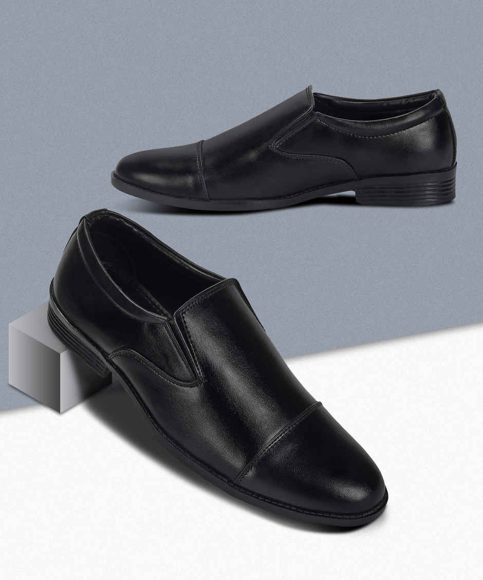 Paragon Men's Black Pvc Formal Shoes K11241G UK 8
