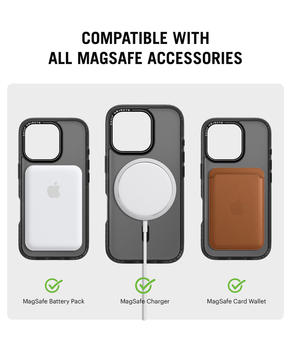 DailyObjects iPhone 16 Pro Black Nimbus MagSafe Phone Case