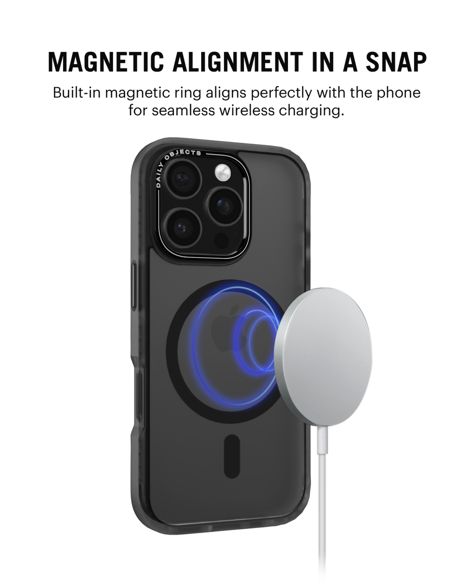 DailyObjects iPhone 16 Pro Black Nimbus MagSafe Phone Case
