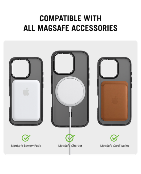 DailyObjects iPhone 16 Pro Black Nimbus MagSafe Phone Case