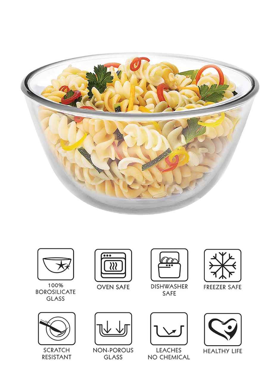Cello Ornella Toughened Glass Mixing Bowl 1000ml