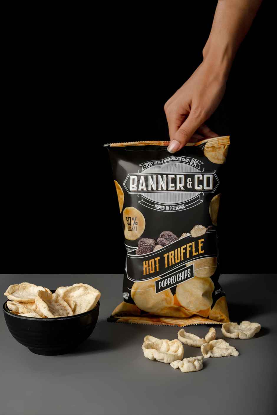 Banner & Co Hot Truffle Popped Chips