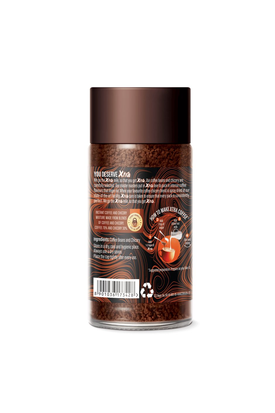 Continental Xtra Instant Strong Coffee - Jar