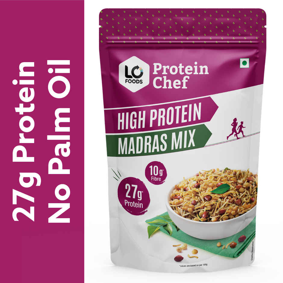Protein Chef Madras Mixture Namkeen Healthy Snack (10g Protein)