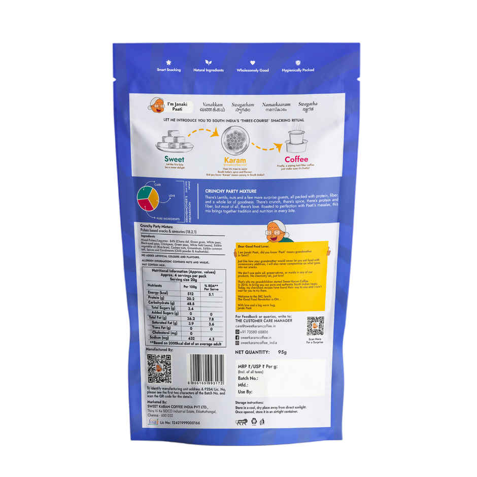 Sweet Karam Coffee Crunchy Party Mixture | No Palm Oil