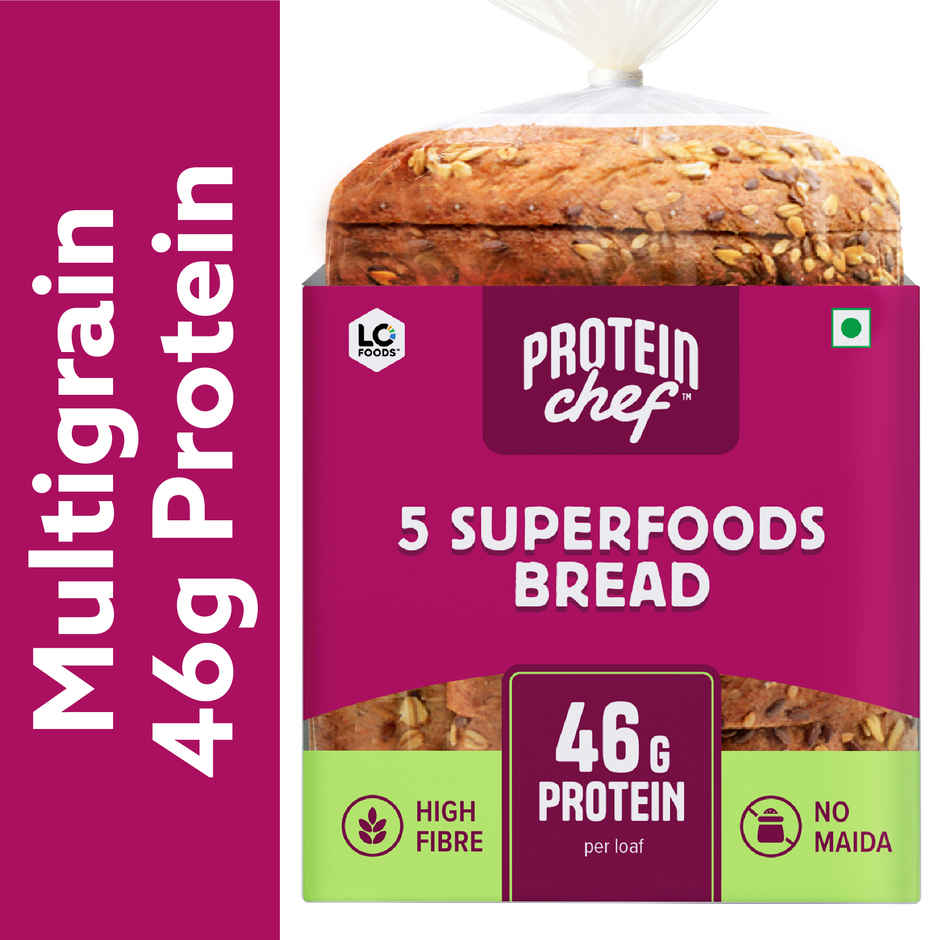 5 SuperFoods Multigrain Bread (46 g Protein, No Maida Premium Wheat Breads)