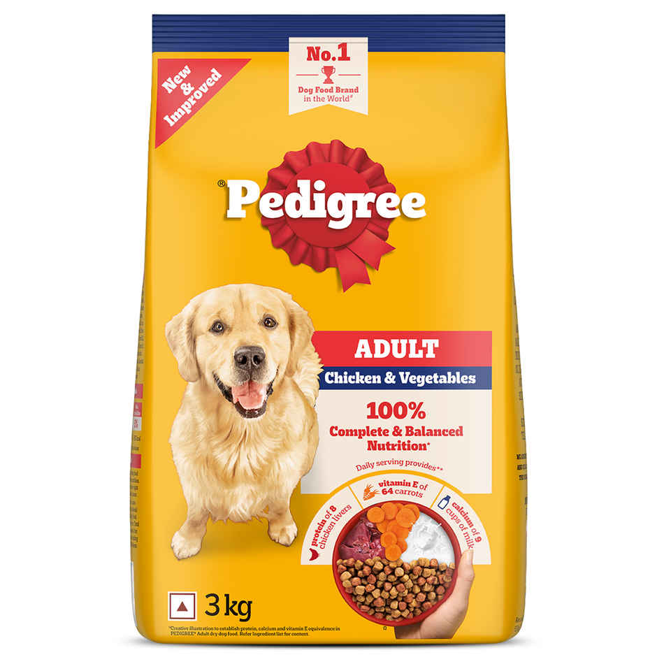 Pedigree Adult Chicken & Vegetables Dry Dog Food