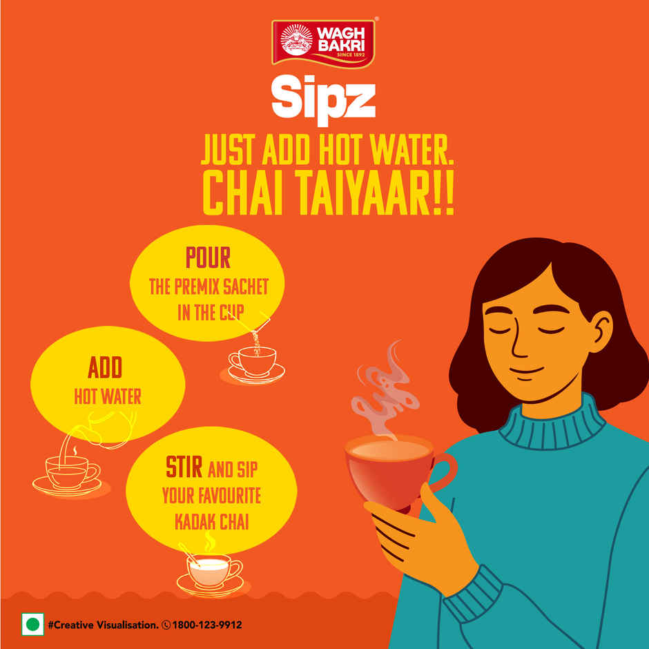 Wagh Bakri Masala Instant Tea Premix