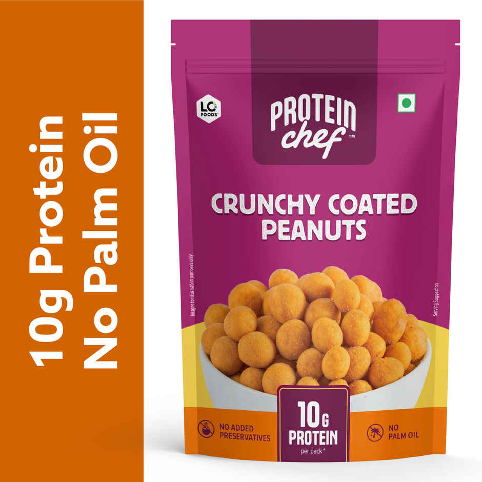 Protein Chef Crunchy Coated Peanuts | Masala Roasted Healthy Snacks
