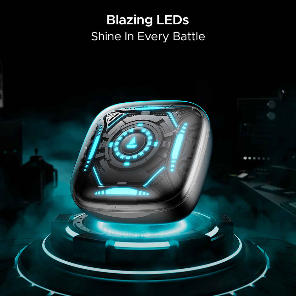 boAt Immortal Airspeed Pro TWS Earbuds w/ 32dB ANC, 40H Playback & 4 Mics with ENx (Black Sabre)