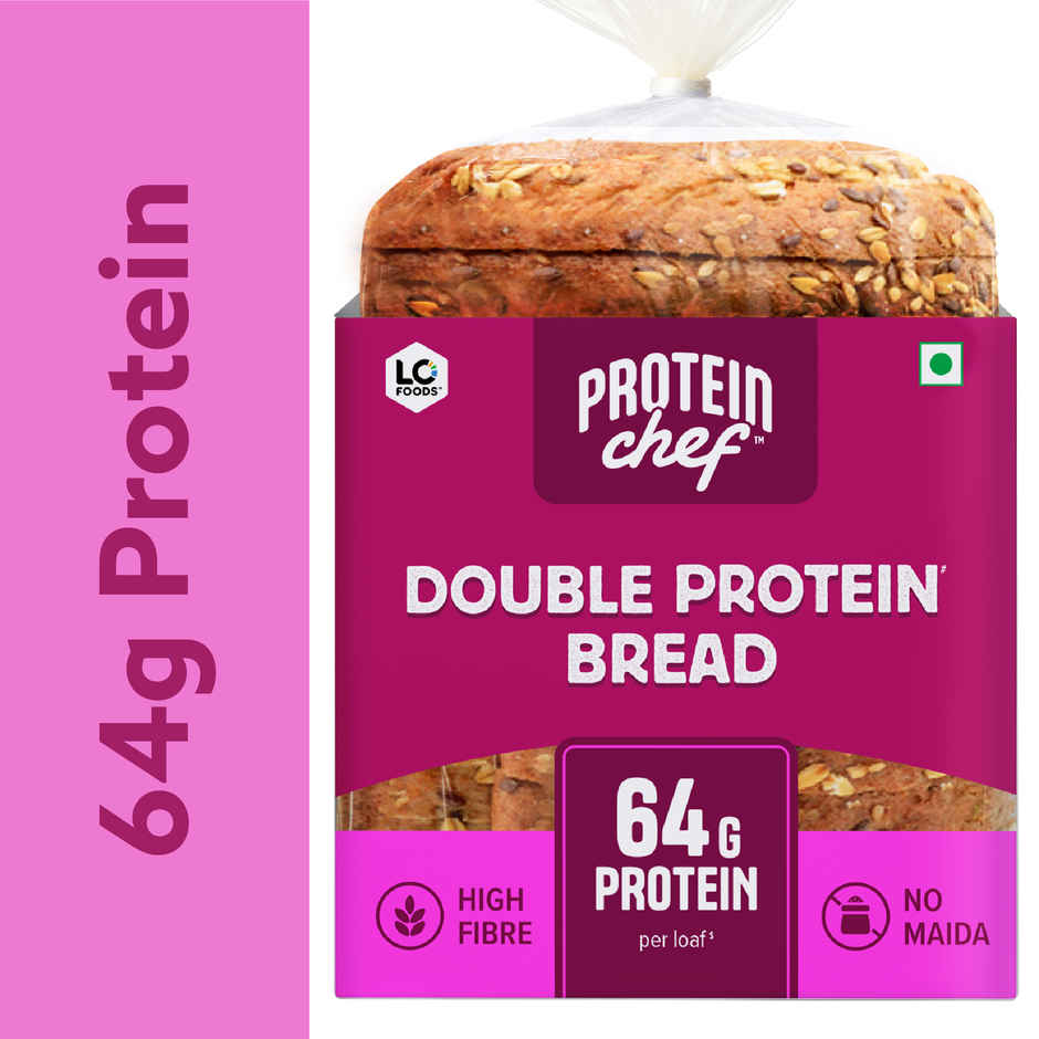 Protein Chef Double Protein Bread (64g Protein), Multigrain Bread | Combo