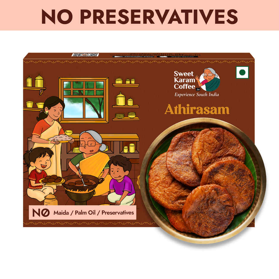 Sweet Karam Coffee Classic Athirasam | No Preservatives | No White Sugar