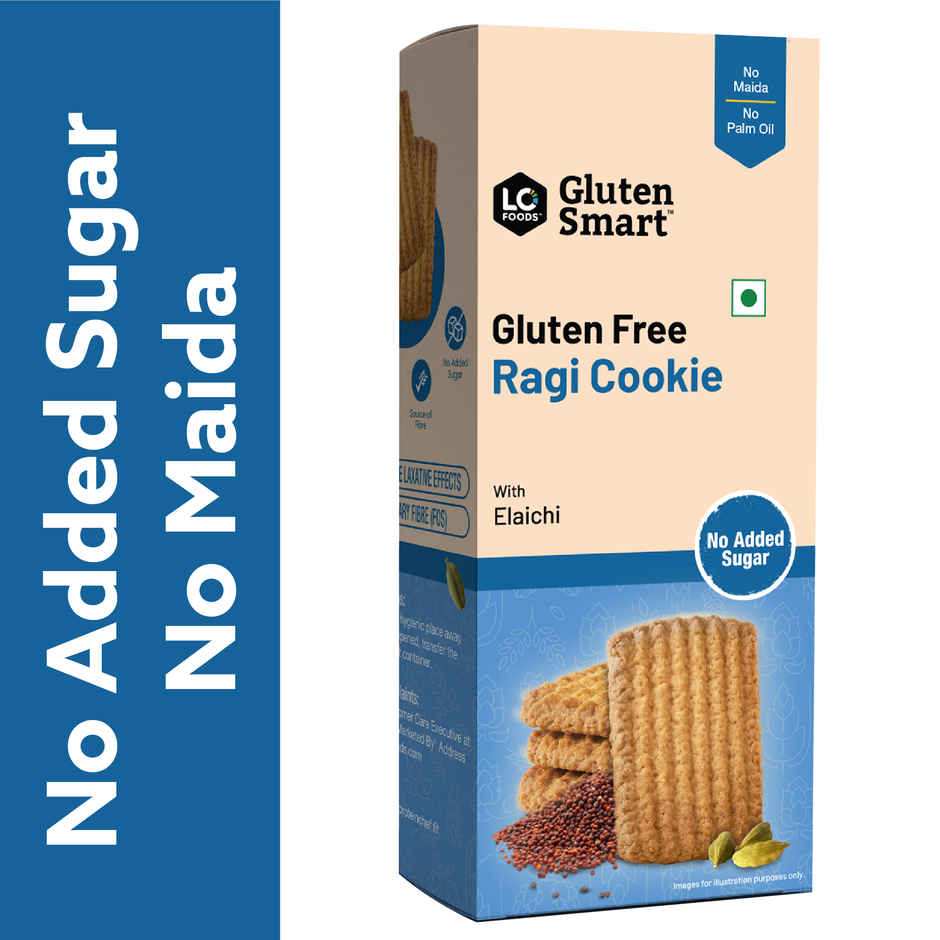 Lo Foods Gluten Free Ragi Oats Cookies | Sugar Free Biscuit ,No Maida Millet